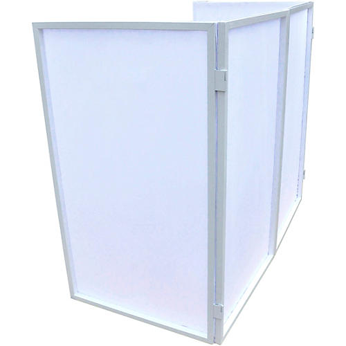 DJS1 Mobile DJ Facade with Carrying Bag (White)