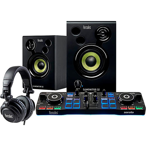 Hercules DJ DJStarter Kit with Controller, Speakers and Headphones