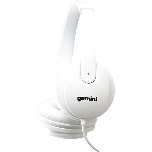 Gemini DJX-200 Professional DJ Headphones Condition 1 - Mint White