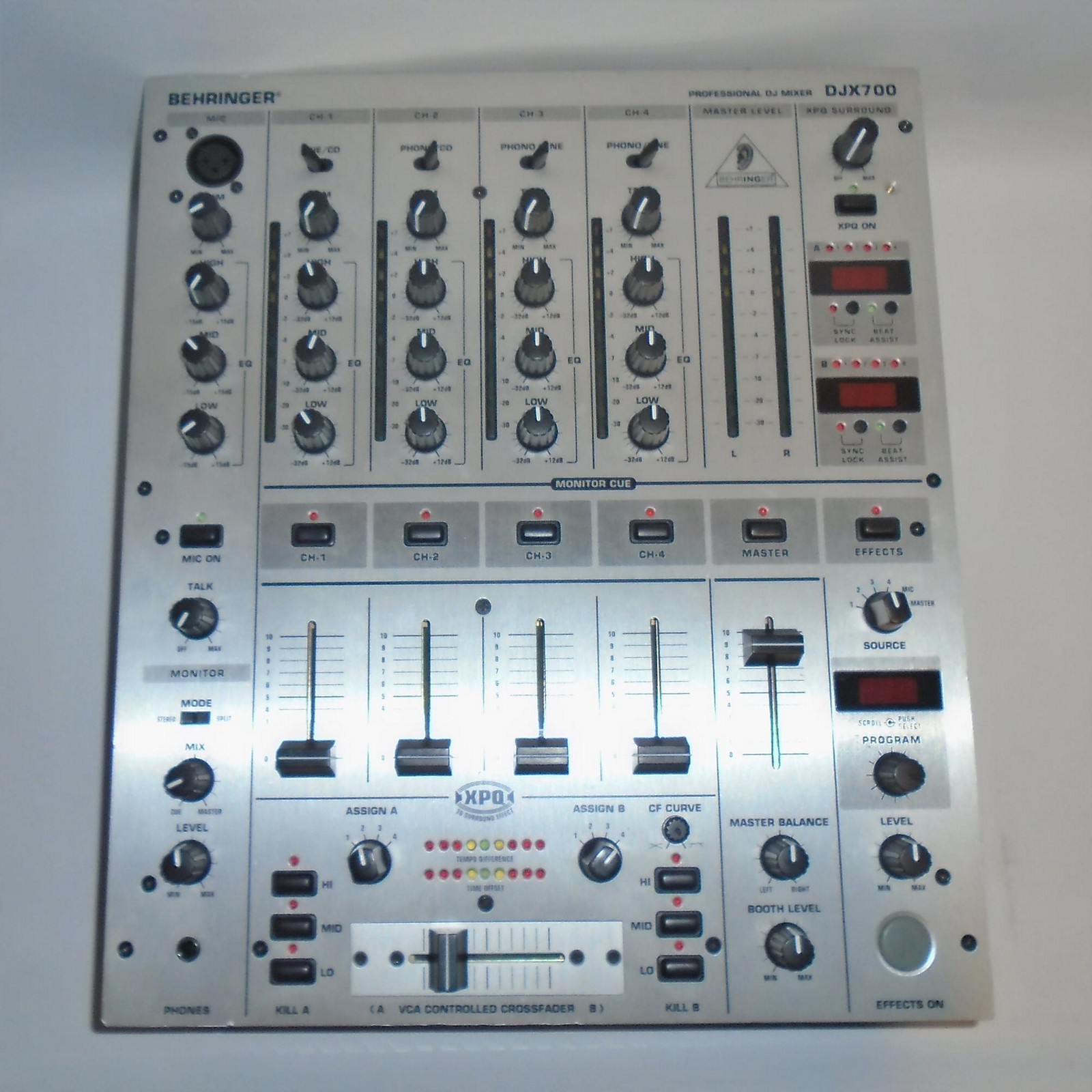 Used Behringer DJX700 5Channel Pro DJ Mixer Musician's Friend