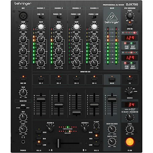 Behringer DJX750 5-Channel Pro DJ Mixer