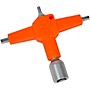 CruzTOOLS DK Multi 4-in-1 Drum Key Multi-Tool Orange/Sanded Nickel