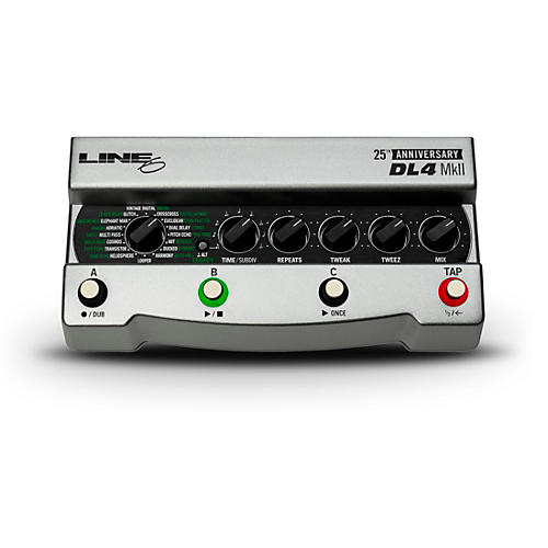 Line 6 DL4 MkII Silver Limited-Edition 25th Anniversary Delay Guitar Effects Pedal Condition 1 - Mint