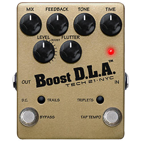 DLA-TT Boost D.L.A. Tap Tempo Guitar Effects Pedal