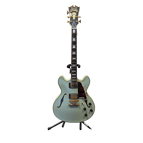 D'Angelico DLX DCSP Hollow Body Electric Guitar Mint Green