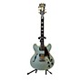Used D'Angelico DLX DCSP Hollow Body Electric Guitar Mint Green