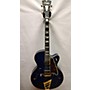 Used D'Angelico DLX DH Hollow Body Electric Guitar Blue