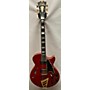 Used D'Angelico DLX SSTP Hollow Body Electric Guitar Matte Cherry