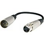 Hosa DMX-106 5-Pin Male XLR to 3-Pin Female XLR DMX-512 Adaptor Cable 6 in.