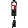 Stagg DMX cable, XLR/XLR (m/f) 5 ft. Black