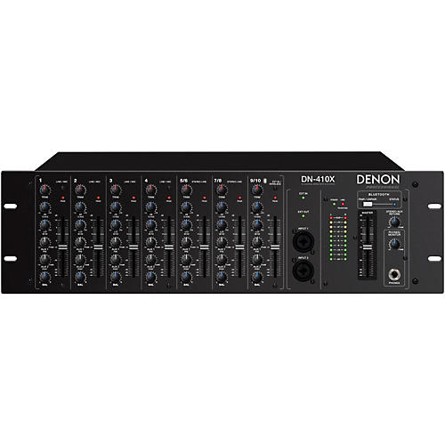 DN-410X 10-channel Rackmount Mixer with Bluetooth