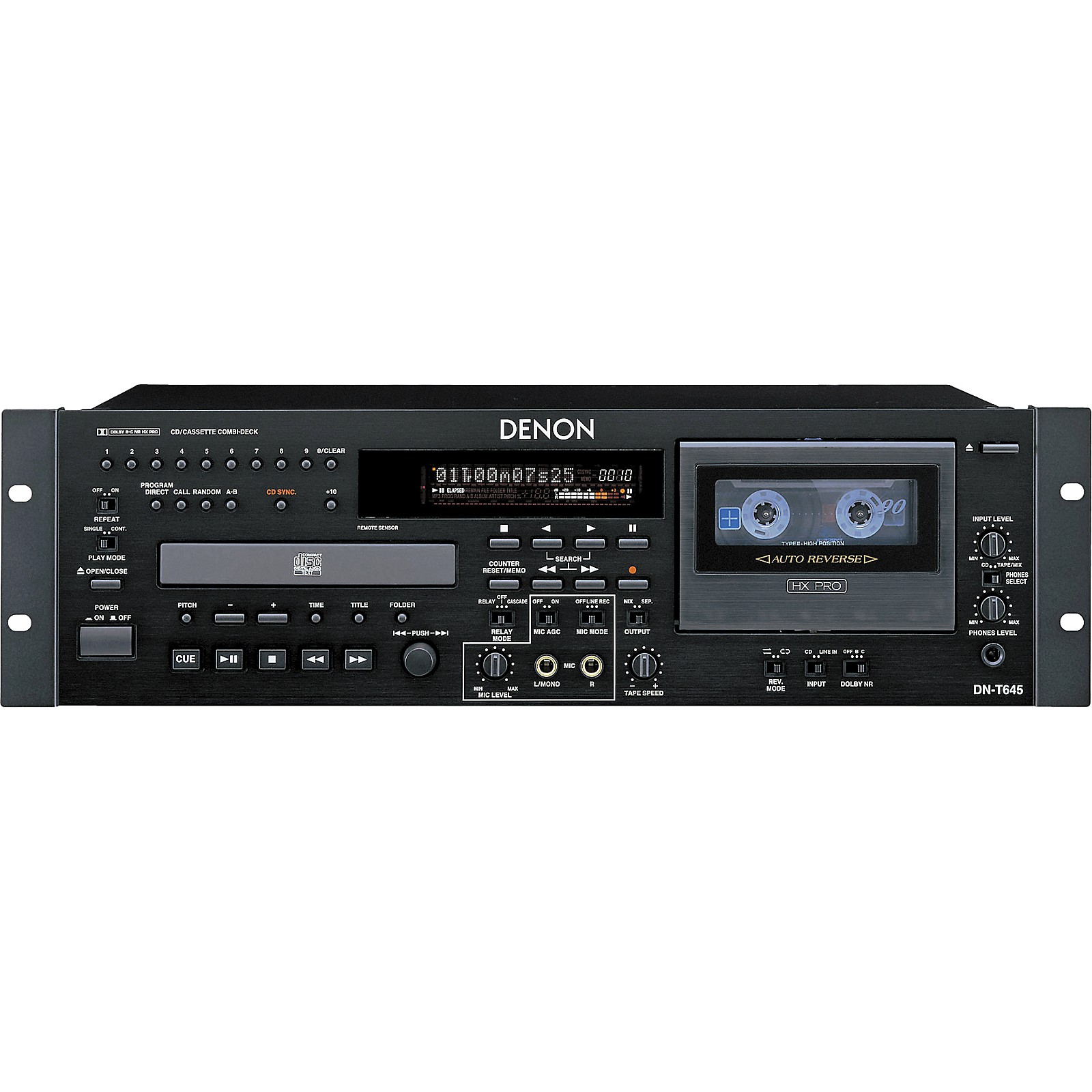 Denon DNT645 CD/Cassette Player Musician's Friend