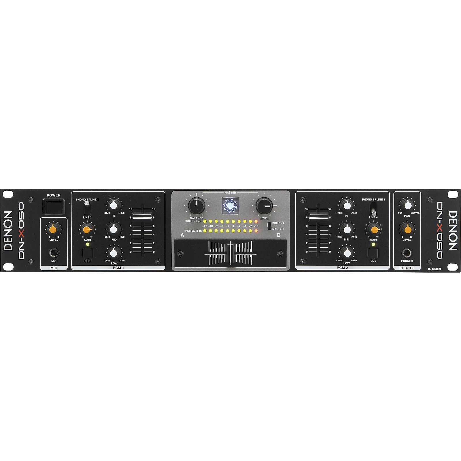 Denon DNX050 Rackmount DJ Mixer Musician's Friend