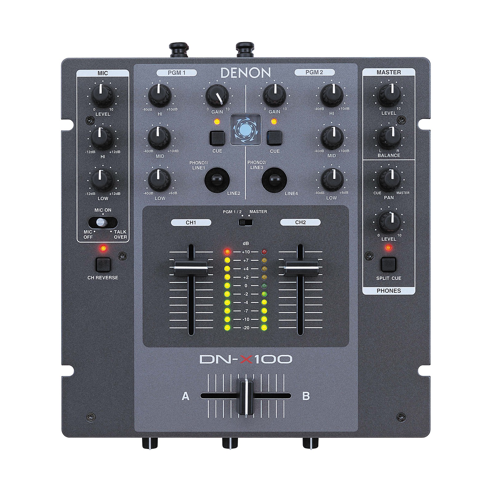 Denon DNX100 Professional 2Channel DJ Mixer Musician