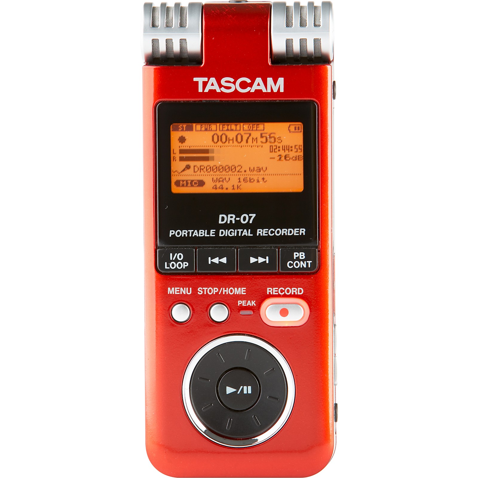 Tascam DR07 PORTABLE DIGITAL RECORDER Musician