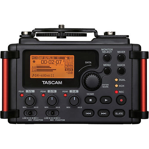 TASCAM DR-60DmkII 4-Channel Portable Recorder for DSLR Condition 1 - Mint