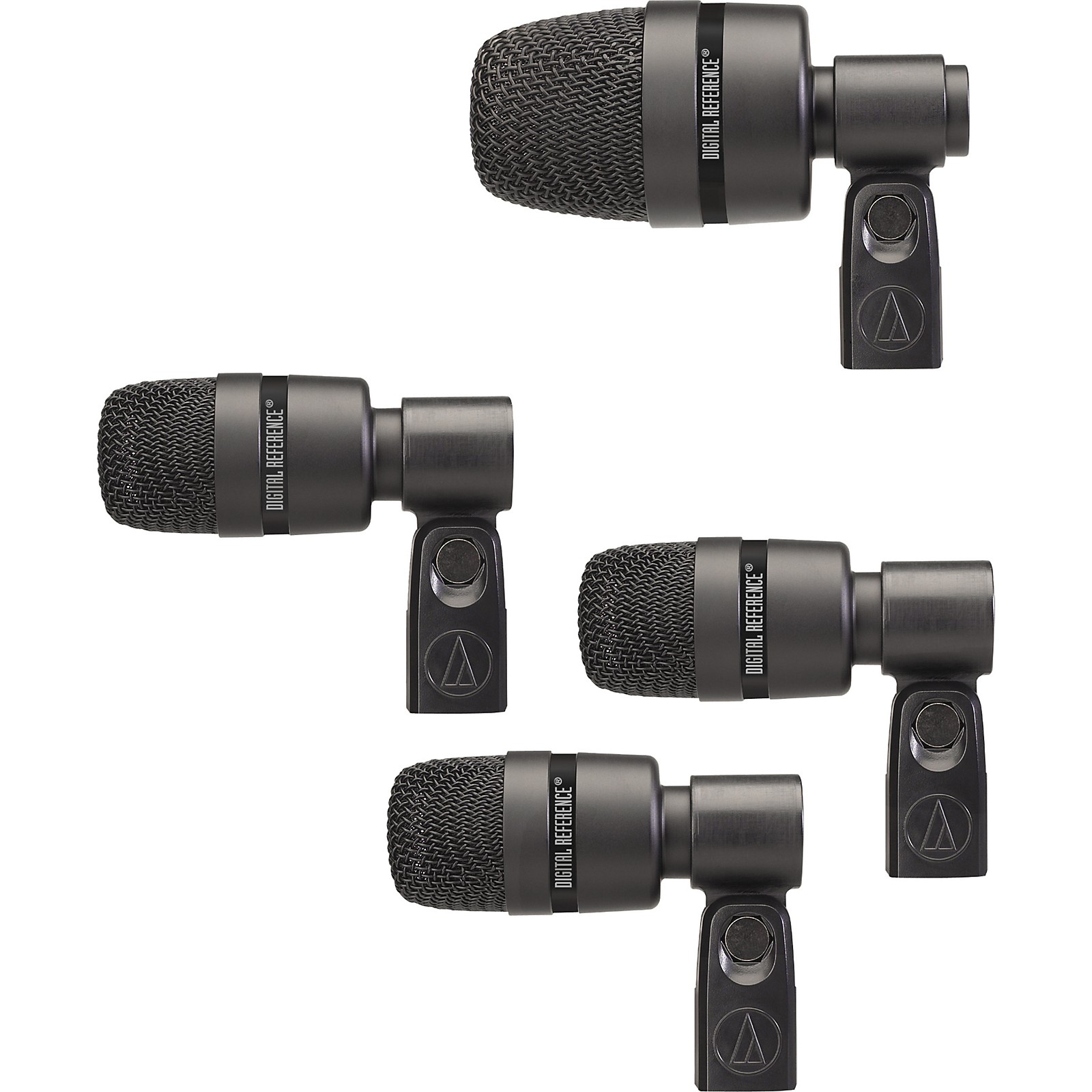 Digital Reference DRDRM4 4Piece Drum Microphone Kit with Case