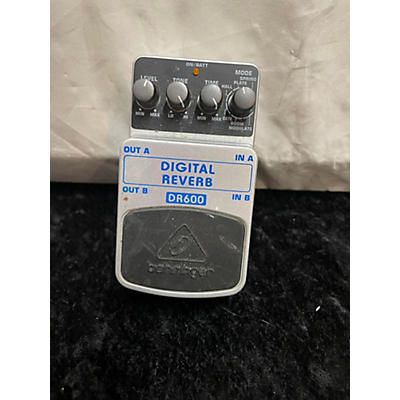 Behringer DR600 Digital Stereo Reverb Effect Pedal