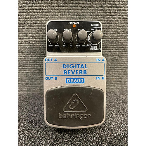 Behringer DR600 Digital Stereo Reverb Effect Pedal