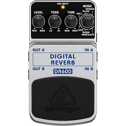 DR600 Digital Stereo Reverb Guitar Effects Pedal