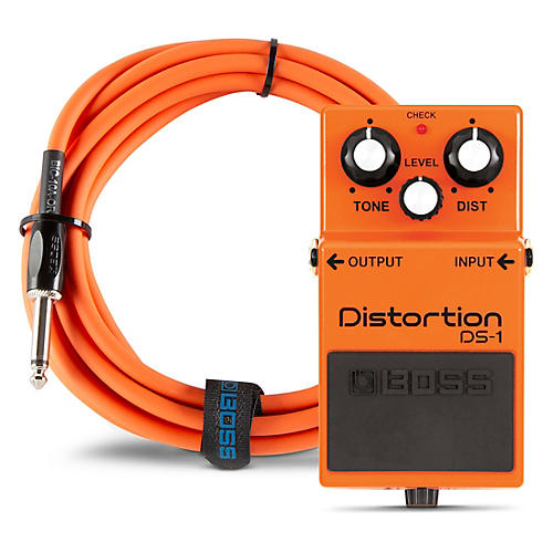 BOSS DS-1 Distortion Pedal Color Kit With Cable - Orange