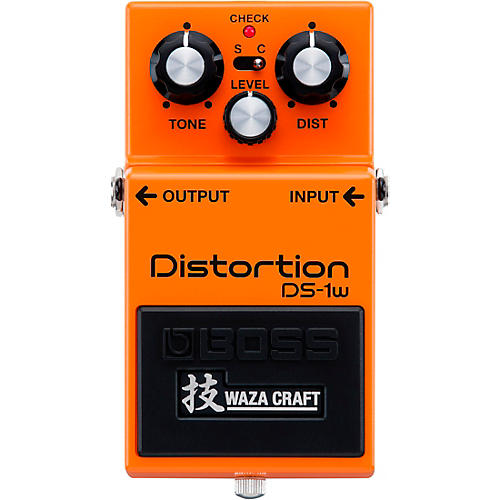 BOSS DS-1W Distortion Waza Craft Effects Pedal Orange