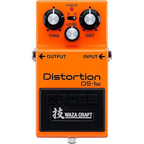 BOSS DS-1W Waza Craft Distortion Effects Pedal Orange