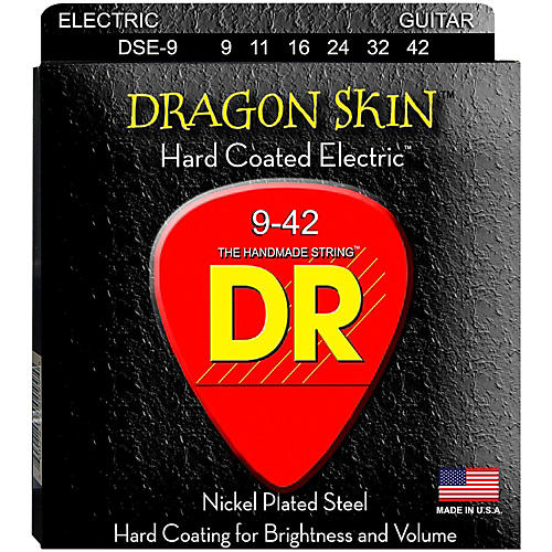 DSE-9 Dragon Skin Coated Light Electric Guitar Strings