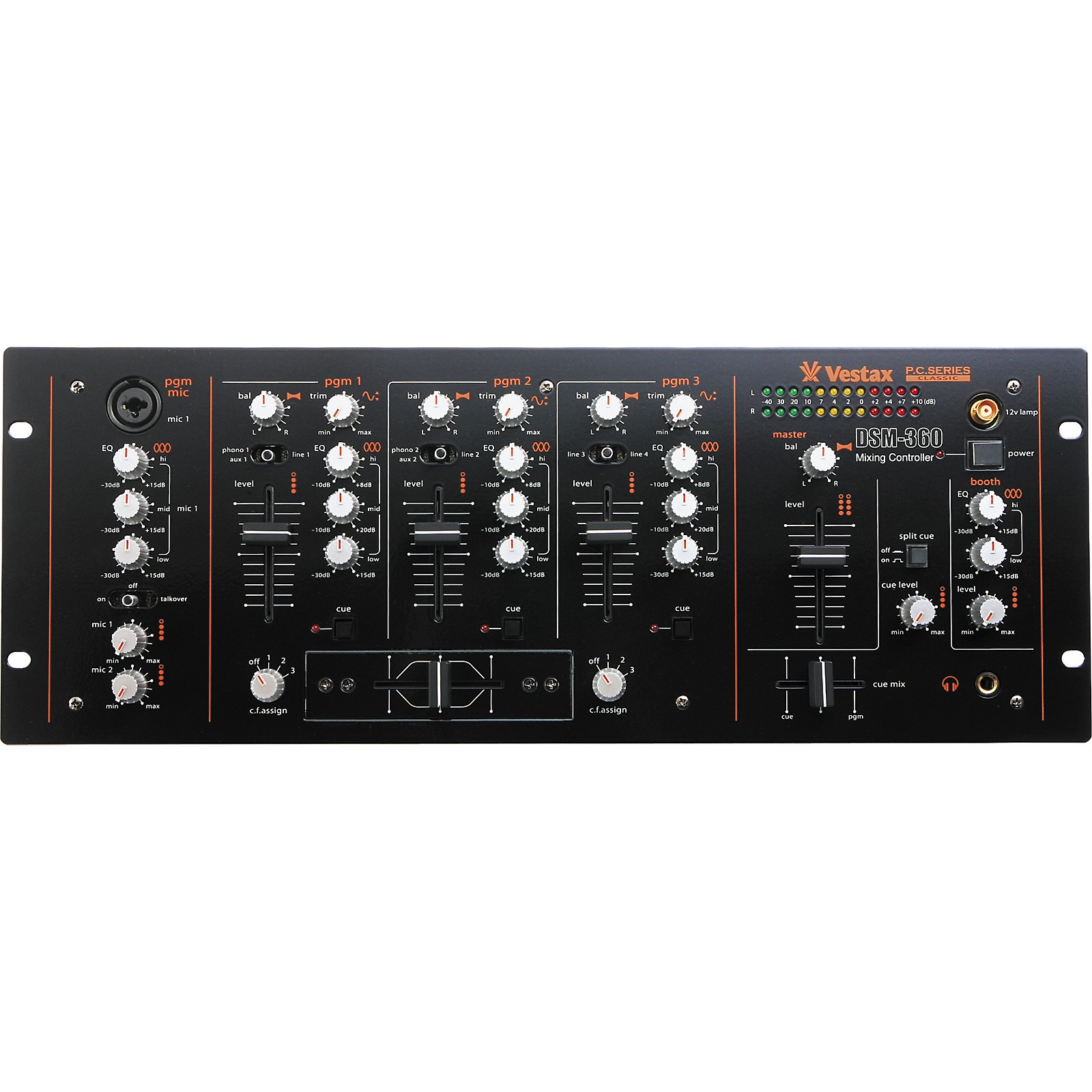 Vestax DSM360 3Channel DJ Mixer Musician's Friend