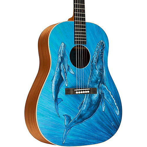 Martin DSS Biosphere II Dreadnought Acoustic Guitar Whale