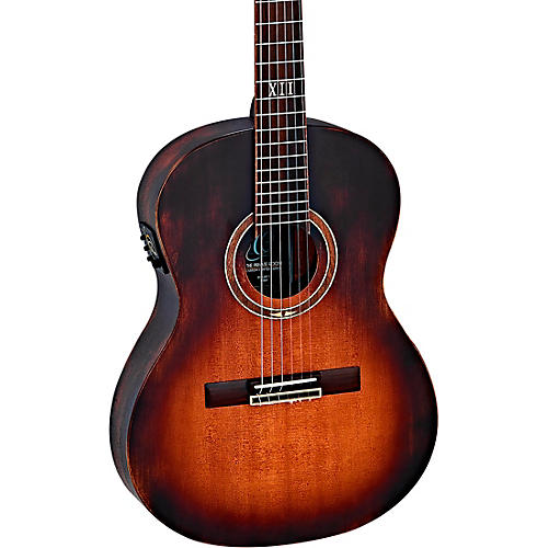 Ortega DSSUITE-E Distressed Nylon Acoustic-Electric Guitar Tobacco Brown Sunburst