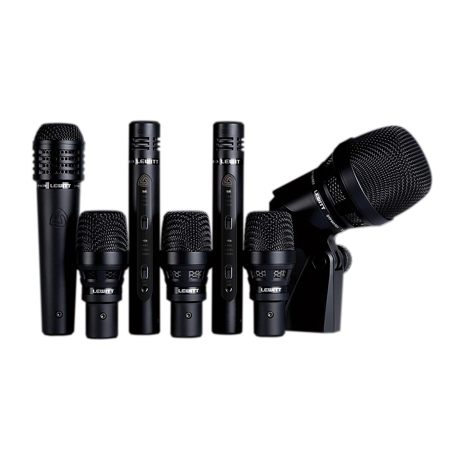 Lewitt Audio Microphones DTP Beat Kit Pro 7 Omni 7Piece Drum Microphone Kit Musician's Friend