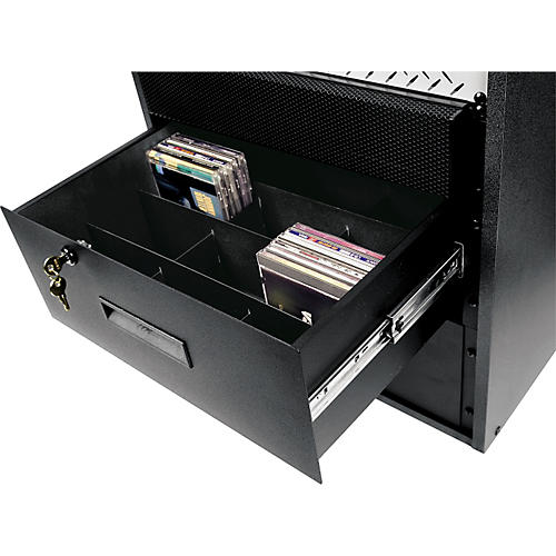 DVD/CD Storage Partition for 4-Space Rack Drawer