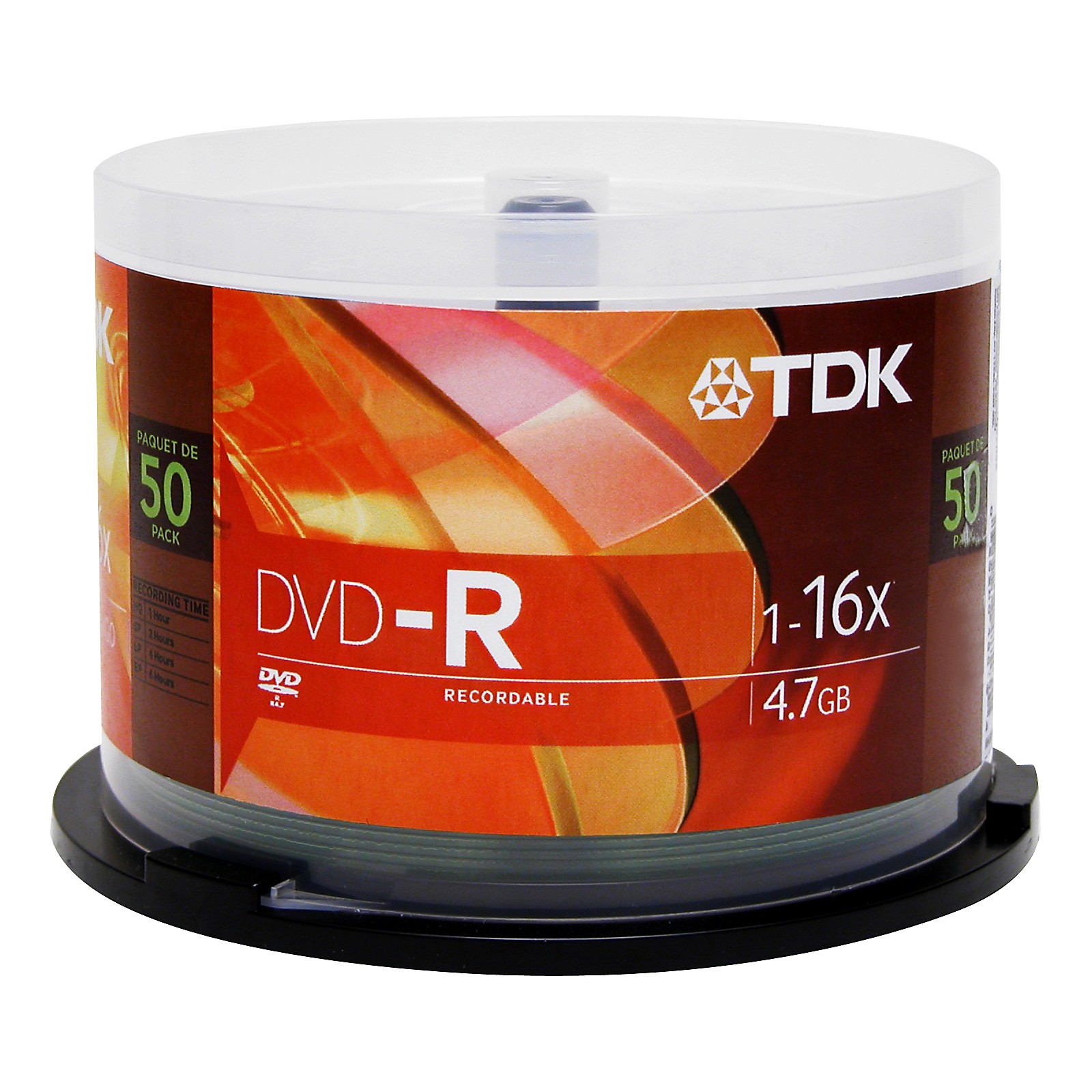 Tdk Dvd R 4 7gb 120 Minute 16x 50 Pack Spindle Musicians Friend
