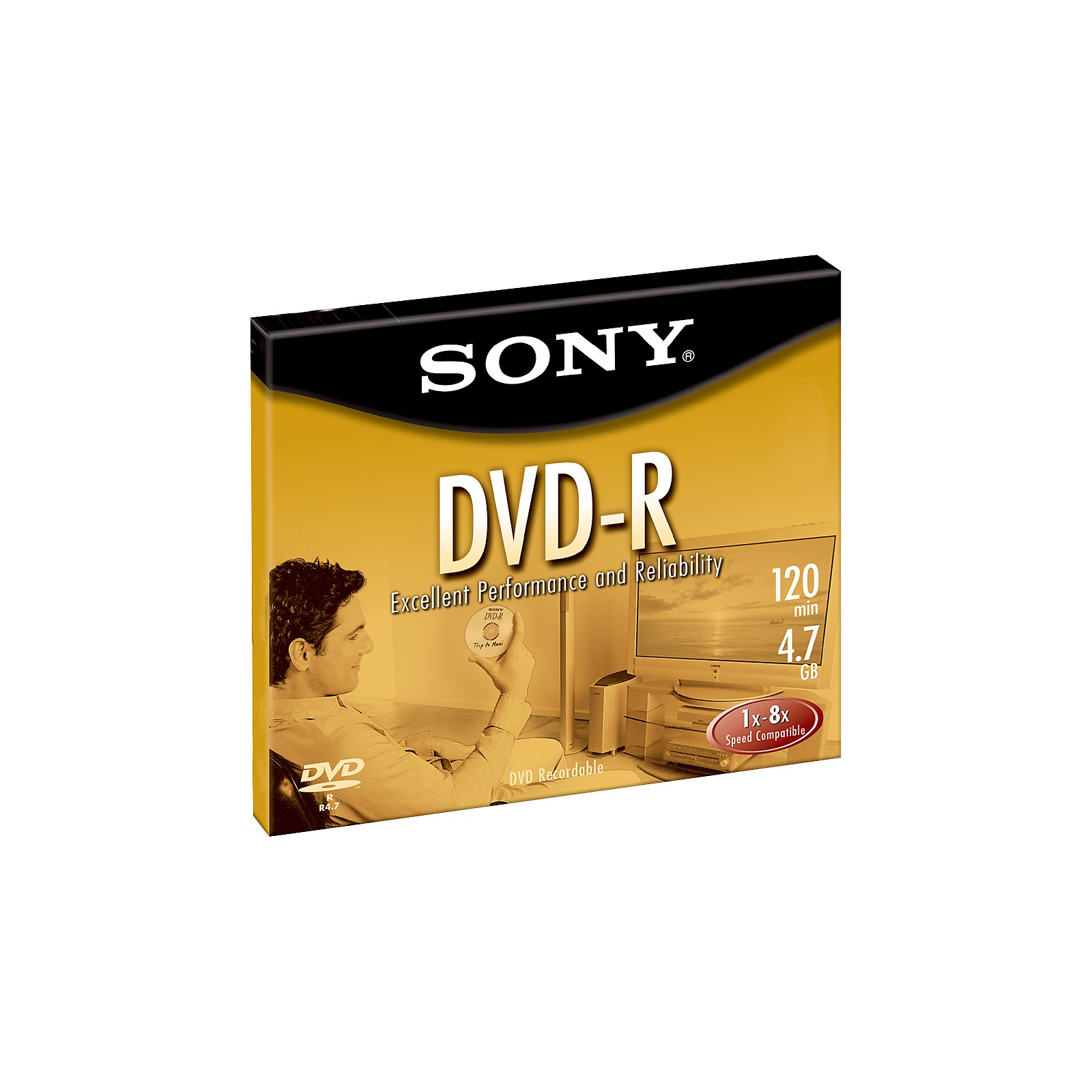 Sony DVD-R 4X Recordable Single DVD Disc 4.7GB | Musician's Friend