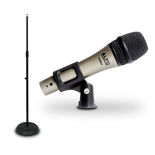 Alto DVM5 Handheld Dynamic Microphone And Mic Stand Package