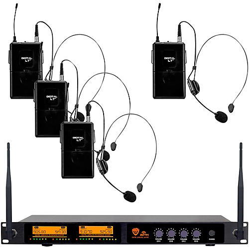 DW-44 Quad Digital Wireless System with Headset Microphone