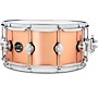 DW DW Performance Series 1 mm Polished Copper Snare Drum - 14 x 6.5 in.