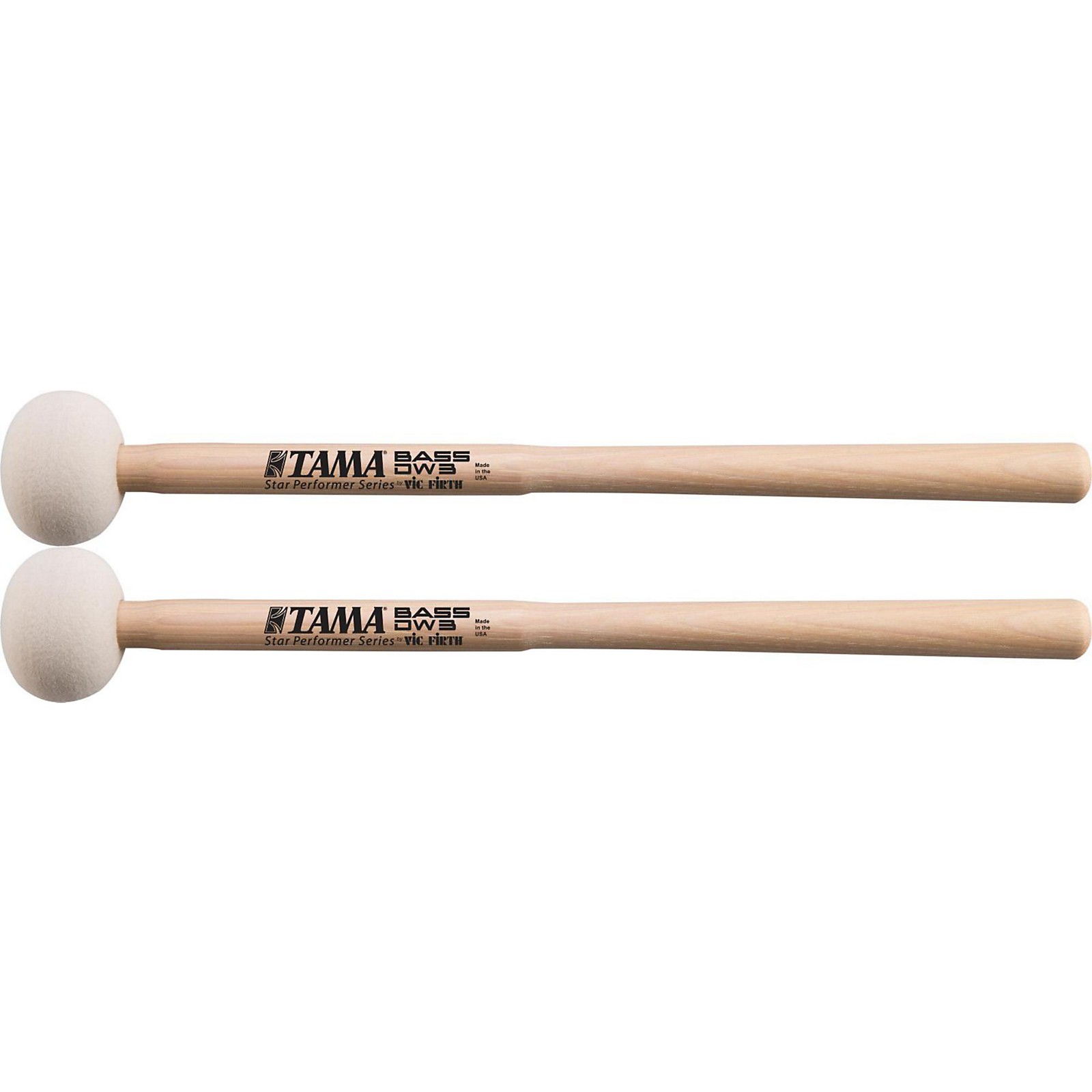 Tama Marching DW3 Star Performer Marching Bass Drum Mallet by Vic Firth