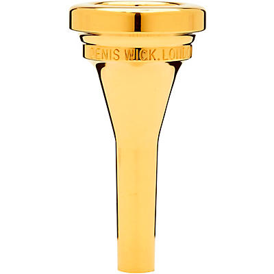 Denis Wick DW4880B-SM Steven Mead Series Baritone Horn Mouthpiece in Gold