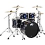DW DWe Wireless Acoustic-Electronic Convertible 5-Piece Drum Set Bundle With 22