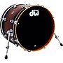 DW DWe Wireless Acoustic/Electronic Convertible Bass Drum 20 x 14 in. Exotic Curly Maple Black Burst