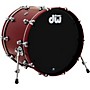 DW DWe Wireless Acoustic/Electronic Convertible Bass Drum 22 x 16 in. Lacquer Custom Specialty Black Cherry Metallic