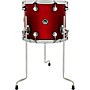 DW DWe Wireless Acoustic/Electronic Convertible Floor Tom with Legs 14 x 12 in. Lacquer Custom Specialty Black Cherry Metallic