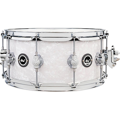 DW DWe Wireless Acoustic/Electronic Convertible Snare Drum 14 x 6.5 in. Finish Ply White Marine Pearl