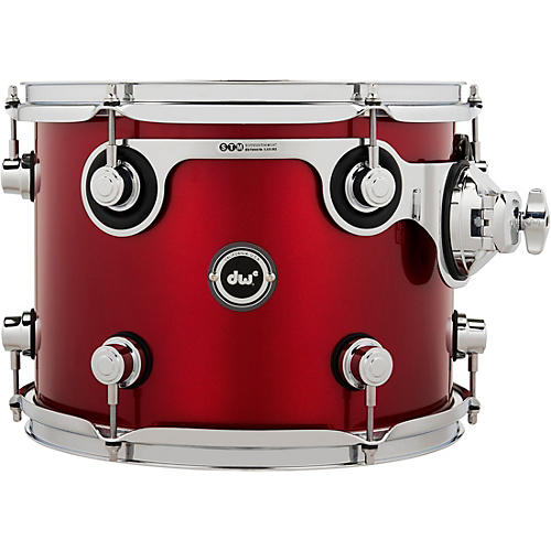 DW DWe Wireless Acoustic/Electronic Convertible Tom with STM 12 x 9 in. Lacquer Custom Specialty Black Cherry Metallic