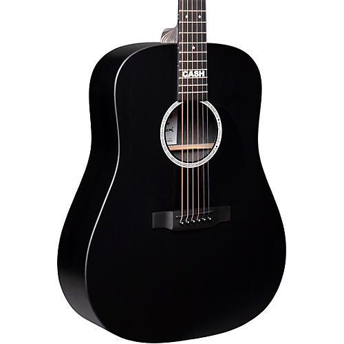 Martin DX Johnny Cash Signature Dreadnought Acoustic-Electric Guitar Condition 2 - Blemished Black 197881393915