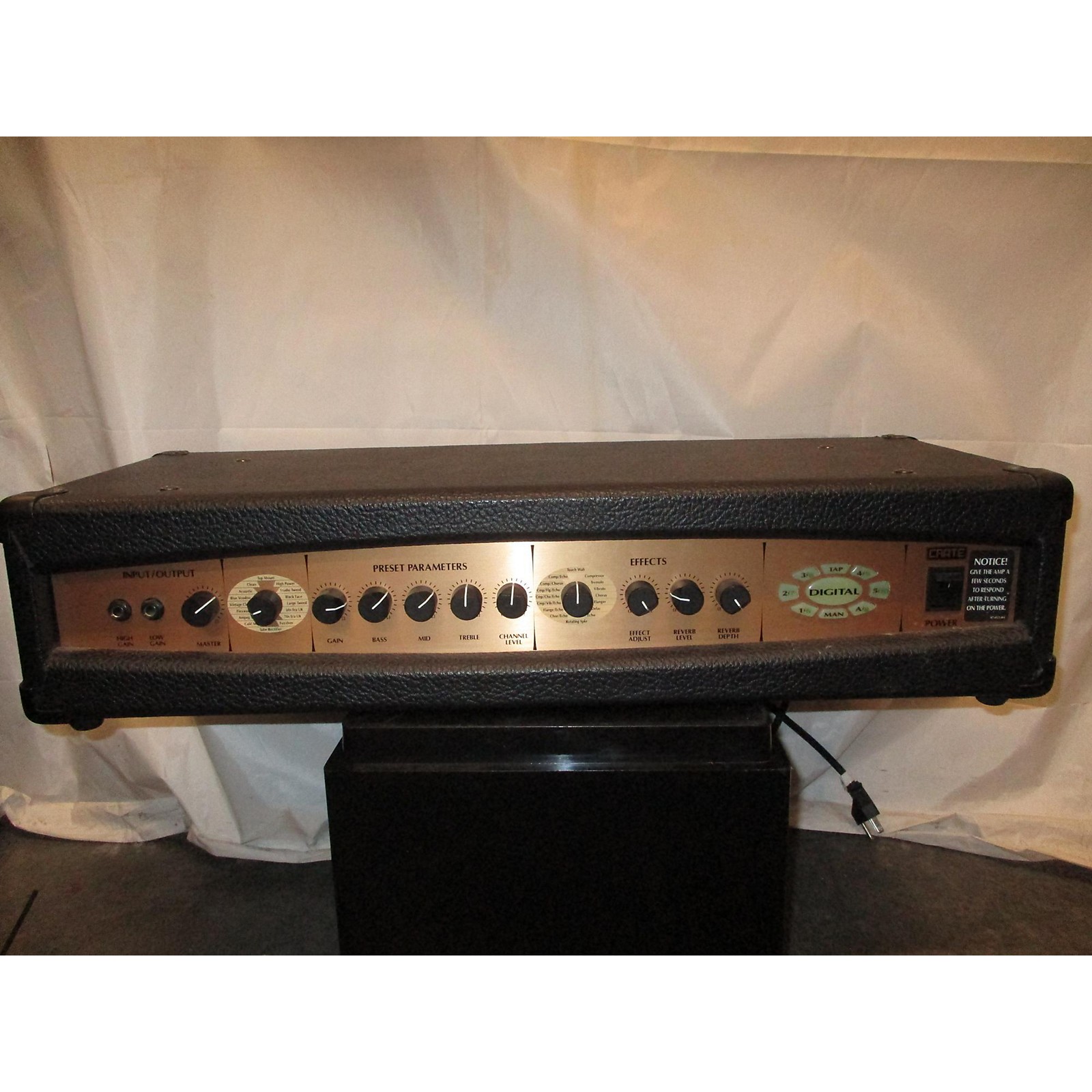 Used Crate DX100H Solid State Guitar Amp Head Musician