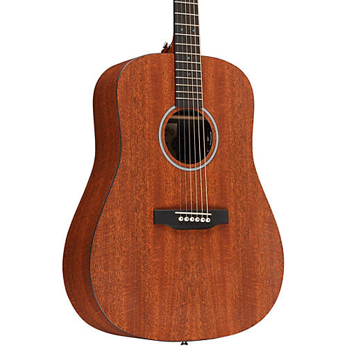 Martin DX1E X Series Left-Handed Dreadnought Acoustic-Electric Guitar Figured Mahogany