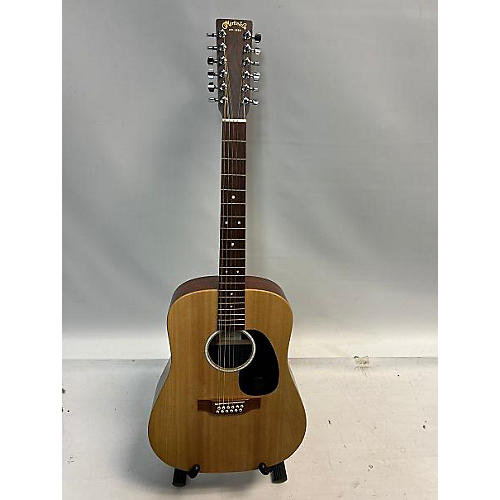 Martin DX2 12 String Acoustic Electric Guitar Natural